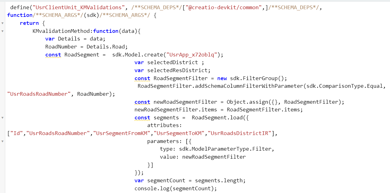 How can we seggregate a handler code to multiple callback functions in